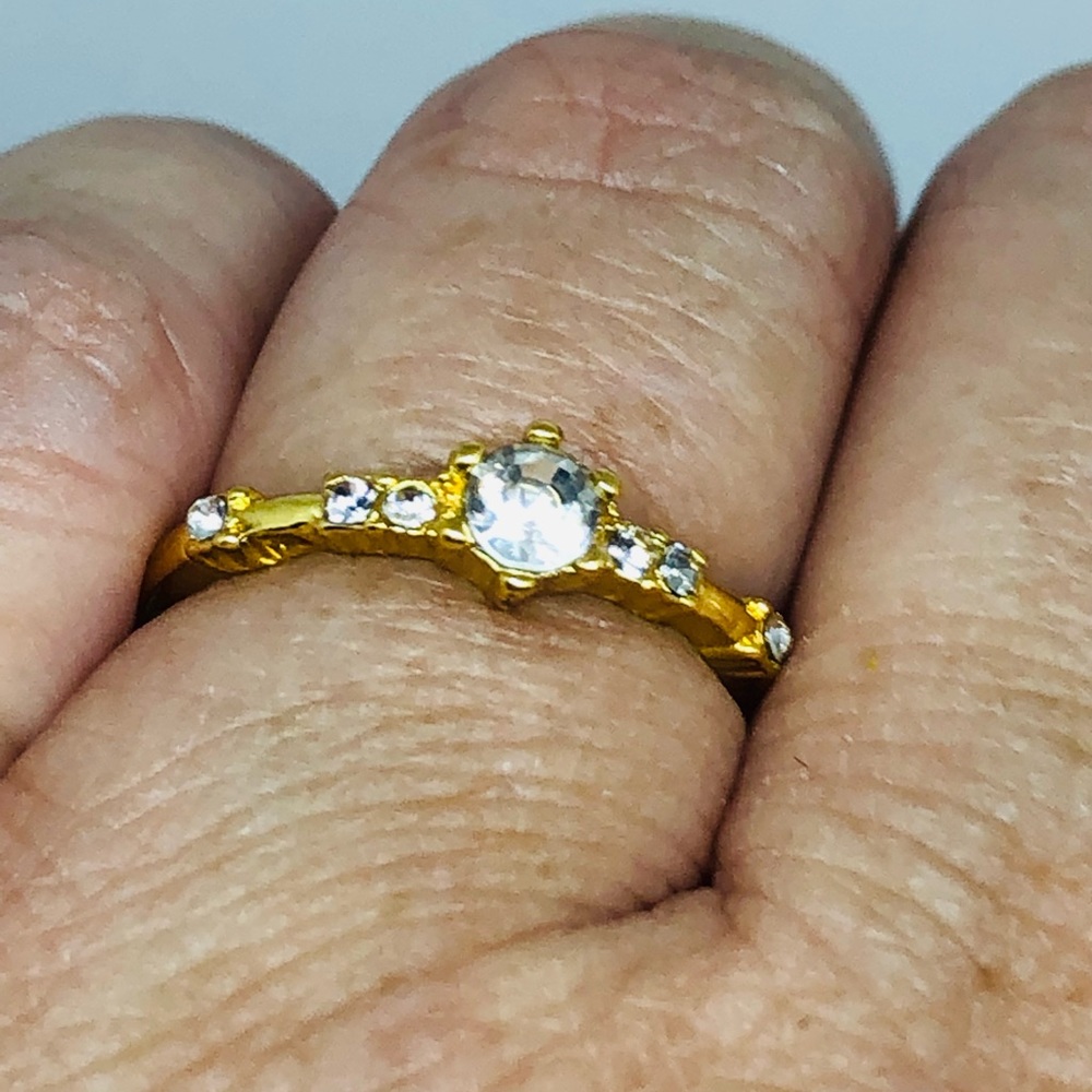 18kyellow Gold Filled Petite Stackable Ring - image 7